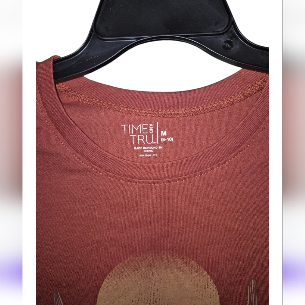 Time and Tru New Mexico Graphic Tee - Rust Red - Picture 3 of 3